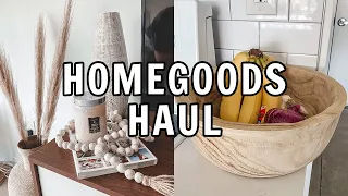 HOMEGOODS HAUL: modern boho home decor haul, affordable home decor