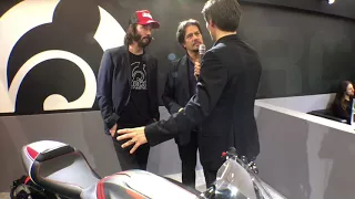 Hollywood actor Keanu Reeves and design guru Gard Hollinger - Arch Motorcycle