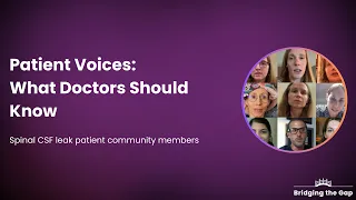 Patient Voices: What Doctors Should Know