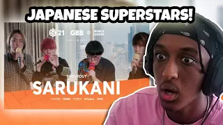 SARUKANI 🇯🇵 | SARUKANI WARS & WE SAIKYO (Live Version) | YOLOW Beatbox Reaction