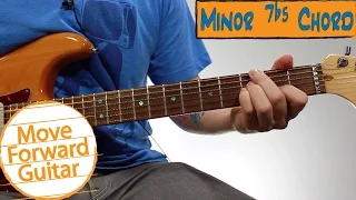 Beginner Jazz Guitar Chords - Minor 7 flat 5