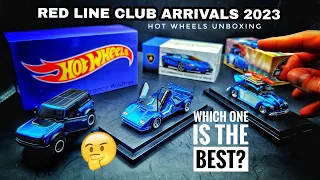 "Why so Blue?" - Hot Wheels RLC Red Line Club NEW ARRIVALS 2023 - Ford VS Lamborghini VS Volkswagen!