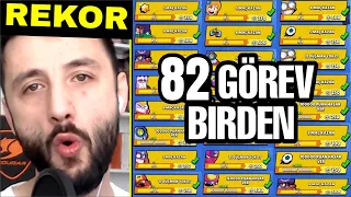 Dünya Rekoru! TEK SEFERDE 82 GÖREV BİTİRDİM! Brawl Stars