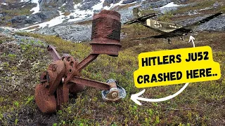 Hitlers JU 52 crashed in a hillside and we found it. AMAZING find.