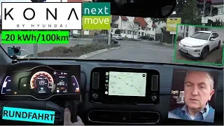 Hyundai KONA: Rundfahrt, Praxistest, Vollstrom 180 km/h | nextmove