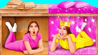 Secret Rooms Under The Bed | Rich VS Broke Funny Moments by TeenTeam Challenge