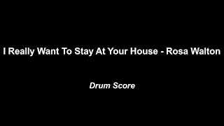 I Really Want To Stay At Your House - Cyberpunk 2077/Edgerunners (Drum Score)