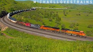 Springtime Trains on the Tehachapi Pass