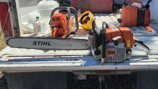 ITS BEEN TOO LONG SINCE I RAN THIS SAW!! STIHL 044