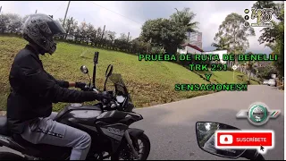 #benelli !PRUEBA DE RUTA DE BENELLI TRK 251 // SENSACIONES!!!