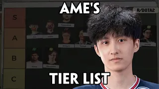 Ame's Tier List - Carry | Yatoro GOAT?