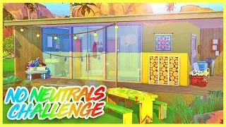 NO NEUTRALS BUILD CHALLENGE || The Sims 4