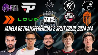 JANELA de TRANSFERÊNCIAS 2 SPLIT 2024 #4  - DESTINO do BRTT? FROSTY na RED?? DESTINO de JOJO??