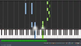 Godfather Theme - Piano Tutorial (100% Speed) Synthesia