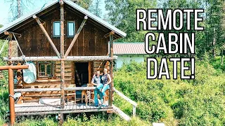 Working on the Cabin Addition + Date Day with Joe in the woods at our Remote Cabin!!!