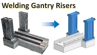 DIY CNC Mill: Welding Gantry Risers