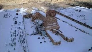 В Египте впервые за 100 лет выпал снег ШОК!