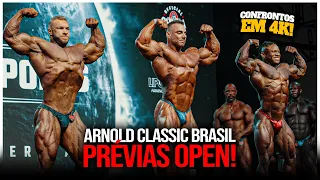 PRÉVIAS OPEN ARNOLD CLASSIC BRASIL!! | *confrontos em 4k*