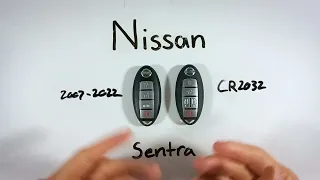 Nissan Sentra Key Fob Battery Replacement (2007 - 2022)