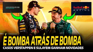 MAIS B0MBAS NOS CASOS VERSTAPPEN E SULAYEM! O EXTRA PISTA ESTÁ PEGANDO FOGO