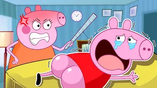 Peppa Pig vs Mummy Pig - Peppa Pig Sad Story | Peppa Pig Funny Animation