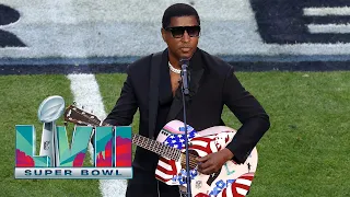 Babyface Sings America the Beautiful at Super Bowl LVII