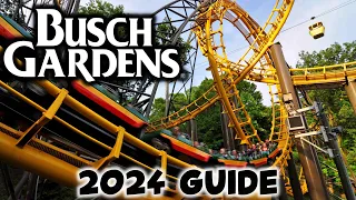 Busch Gardens Williamsburg in 2024 | Guide to New Rides, Events, and 50th Anniversary Planning!