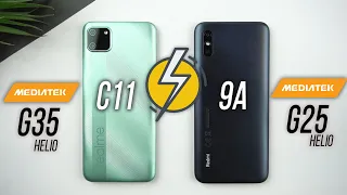 Redmi 9A vs Realme C11 | Mediatek Helio G35 vs G25 - اردو / हिंदी