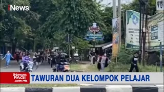 Dua Kelompok Pelajar Tawauran di Cirebon, Jawa Barat, 9 Pelajar Ditangkap - iNews Pagi 18/06