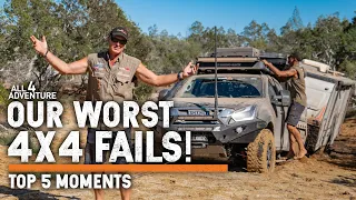 🔥 TOP 5 4X4 FAIL MOMENTS — When Australian 4WDing goes wrong!