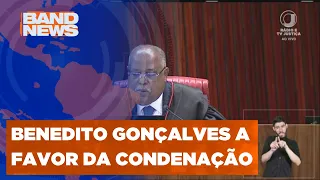 Relator Benedito Gonçalves vota pela inelegibilidade de Bolsonaro