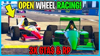 3X GTA$ & RP ON OPEN WHEEL RACING IN GTA 5 ONLINE!