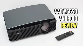 AAO YG650 In-Depth Review - The Brightest Budget Android 9 LCD Projector Yet!