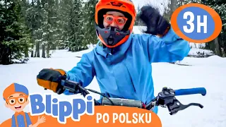 Jeeeeedziemy!! Czerwony skuter śnieżny | Blippi po polsku | Nauka i zabawa dla dzieci