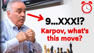 Kasparov Spent 83 MINUTES After Karpov's SHOCKING 9th Move 😱