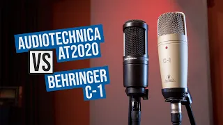 Microfono AudioTechnica AT2020 vs Behringer C-1 | Come Suona