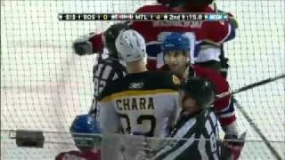 Zdeno Chara Hit On Max Pacioretty (March,8,2011)