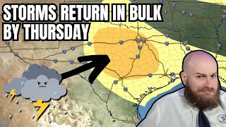 Texas Weather: Rain & Storms Returning by Thursday