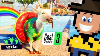 O QUE AS CABRAS FAZEM NO VERÃO (Goat Simulator 3 • Parte 23)