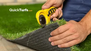 How To Install Artificial Grass On Soil | QuickTurfs.com