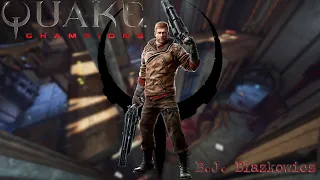 Американский агент B.J. Blazkowicz в Quake Champions.