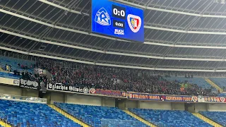 Piast Gliwice na Stadionie Śląskich podczas meczu z Ruchem Chorzów (01.03.2024 r.)