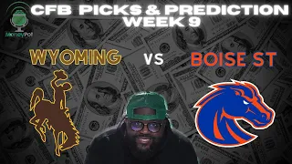 Wyoming vs Boise State Picks | College Football Week 9 Predictions  | MoneyPot Betting