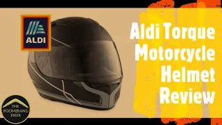 Aldi Torque Motorcycle Helmet Review - Unbox & Test on BMW R1250 GS Adventure