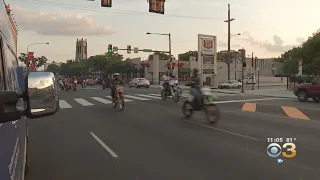 WATCH: Police Make No Stops After Dozens Of People On Dirt Bikes, ATVs Ride Down North Broad Street