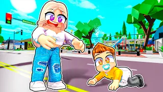 ZOSTAŁAM MAMĄ BABY SMILESLOW na Brookhaven RP w ROBLOX! 👶