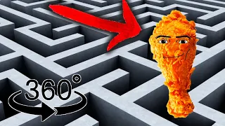 Gegagedigedago - Running in the maze! But this is a  360° degree video! ( Gegagedigedagedago meme )