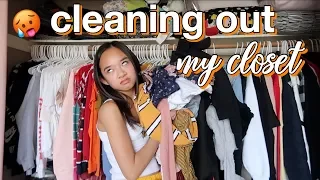 CLEANING OUT MY CLOSET | Nicole Laeno