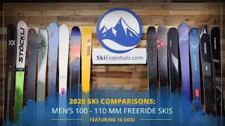 2020 Men's 100-110 mm Freeride Ski Comparison
