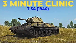 3 Minute Clinic-War Thunder Tanks-How to Destroy a T-34